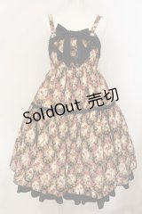 ALICE and the PIRATES / 追憶のオーナメントローズ柄ジャンパースカートII  ウエストリボン付属 O-25-01-18-003-PA-OP-IG-OS