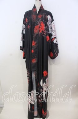 画像1: Royal Princess Alice / 新がしゃどくろ浴衣  クロ O-25-11-19-004-LO-OP-OW-OS