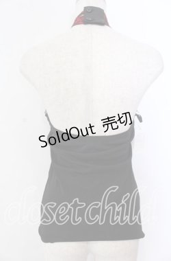 画像2: Qutie Frash / クロスキャミ  ブラック×レッド O-25-11-19-027-QU-TO-IG-OS