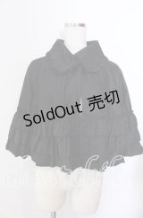 BPN / 3段フリルケープ Ｍ ブラック O-25-11-19-028-GO-JA-IG-OS