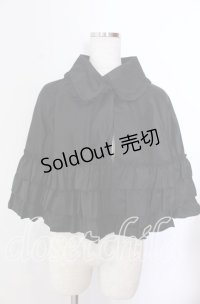 BPN / 3段フリルケープ Ｍ ブラック O-25-11-19-028-GO-JA-IG-OS