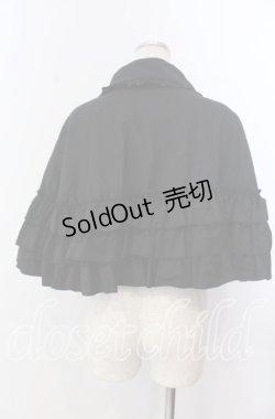 画像3: BPN / 3段フリルケープ Ｍ ブラック O-25-11-19-028-GO-JA-IG-OS