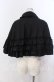 画像3: BPN / 3段フリルケープ Ｍ ブラック O-25-11-19-028-GO-JA-IG-OS (3)