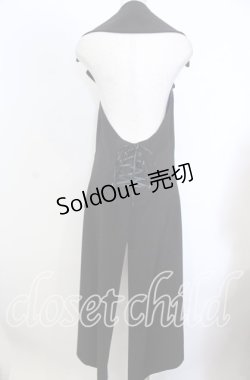 画像3: Moi-meme-Moitie / 後ろ編み上げ燕尾ジレ Man ブラック O-25-11-19-033-MO-JA-IG-OS