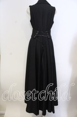 画像3: Moi-meme-Moitie / 衿ボタンフィッシュテールジレ 9号 ブラック O-25-11-19-034-MO-OP-IG-OS