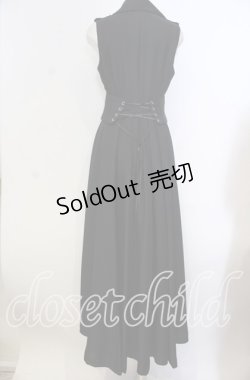 画像3: Moi-meme-Moitie / 衿ボタンフィッシュテールジレ 9号 ブラック O-25-11-19-034-MO-OP-IG-OS