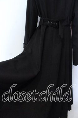 画像3: ATELIER BOZ / バーグマントレンチコート  ブラック O-25-11-19-035-EL-CO-IG-OS