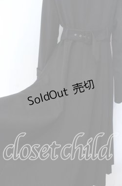 画像3: ATELIER BOZ / バーグマントレンチコート  ブラック O-25-11-19-035-EL-CO-IG-OS