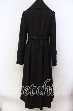 画像4: ATELIER BOZ / バーグマントレンチコート  ブラック O-25-11-19-035-EL-CO-IG-OS