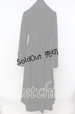 画像4: ATELIER BOZ / バーグマントレンチコート  ブラック O-25-11-19-035-EL-CO-IG-OS