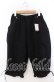 画像1: Deorart / ステッチハーフパンツ ｆ ブラック×レッド O-25-11-19-036-PU-PA-IG-OS (1)