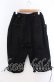 画像3: Deorart / ステッチハーフパンツ ｆ ブラック×レッド O-25-11-19-036-PU-PA-IG-OS (3)