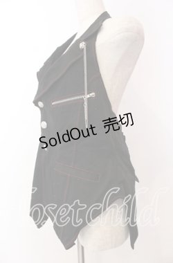 画像2: Deorart / ホルターネックベスト  ブラック O-25-11-19-037-PU-TO-IG-OS