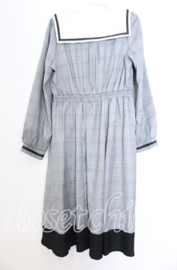 画像2: axes femme / ブローチ付セーラーワンピース F グレー O-25-11-19-045-AX-OP-OW-OS