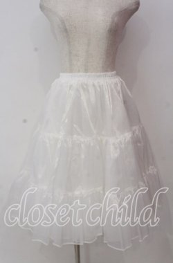 画像1: LOLITAその他 / オーガンジーパニエ  シロ O-25-11-19-005-LO-SK-OW-OS
