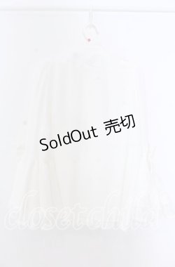 画像2: axes femme kawaii / 姫袖7分丈ブラウス M シロ O-25-11-19-049-AX-BL-OW-OS