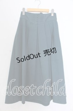 画像1: axes femme / クラシカルスカート L グリーン O-25-11-19-050-AX-SK-OW-OS