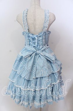 画像5: Angelic Pretty / Prettyフリルジャンパースカート（ギンガム）  サックス O-25-11-19-010-AP-OP-IG-OS
