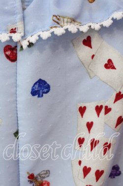 画像4: BABY,THE STARS SHINE BRIGHT / Alice in the Crystal Palace柄ワンピース  サックス O-25-11-19-011-BA-OP-OW-OS