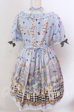 画像5: BABY,THE STARS SHINE BRIGHT / Alice in the Crystal Palace柄ワンピース  サックス O-25-11-19-011-BA-OP-OW-OS