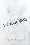 Innocent World / ローマトランプワンピース L ミントグリーン O-25-11-19-017-IW-OP-OW-OS