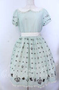 Innocent World / ローマトランプワンピース L ミントグリーン O-25-11-19-017-IW-OP-OW-OS