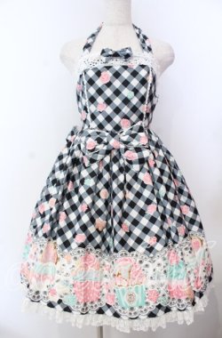 画像1: Angelic Pretty / Sugar Fairy Cakeホルターネックジャンパースカート  クロ O-25-11-19-018-AP-OP-OW-OS