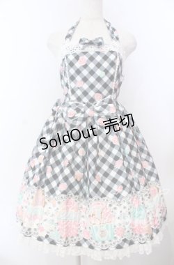 画像1: Angelic Pretty / Sugar Fairy Cakeホルターネックジャンパースカート  クロ O-25-11-19-018-AP-OP-OW-OS