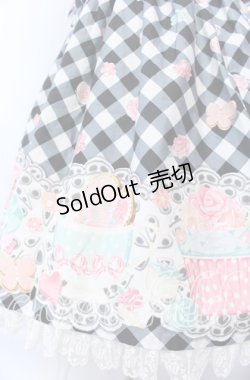 画像3: Angelic Pretty / Sugar Fairy Cakeホルターネックジャンパースカート  クロ O-25-11-19-018-AP-OP-OW-OS