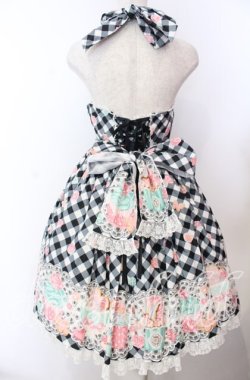 画像5: Angelic Pretty / Sugar Fairy Cakeホルターネックジャンパースカート  クロ O-25-11-19-018-AP-OP-OW-OS