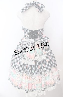 画像5: Angelic Pretty / Sugar Fairy Cakeホルターネックジャンパースカート  クロ O-25-11-19-018-AP-OP-OW-OS