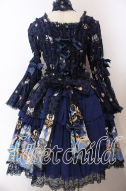 画像6: metamorphose / Brilliant princess ワンピース  ネイビー O-25-11-19-019-ME-OP-IG-OS