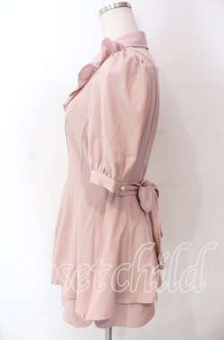 画像2: Secret Honey / デコルテレース半袖セットアップ  ピンク O-25-11-19-003-CA-OP-IG-OS