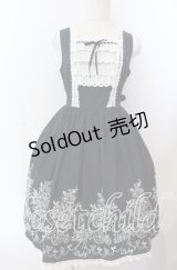 BABY,THE STARS SHINE BRIGHT / 花車刺しゅうジャンパースカートII  クロ O-25-11-19-020-BA-OP-YM-OS