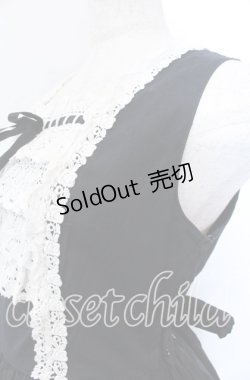 画像2: BABY,THE STARS SHINE BRIGHT / 花車刺しゅうジャンパースカートII  クロ O-25-11-19-020-BA-OP-YM-OS