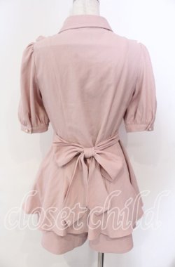 画像3: Secret Honey / デコルテレース半袖セットアップ  ピンク O-25-11-19-003-CA-OP-IG-OS