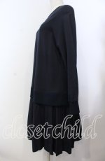 画像2: Jane Marple Dans Le Salon / Silket fleece sweat dress ドレス Ｍ ネイビー O-25-11-19-023-JM-OP-IG-ZT099 (2)