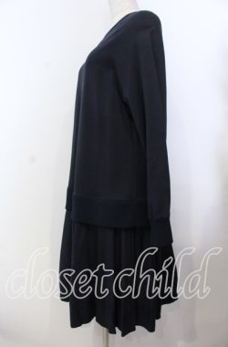 画像2: Jane Marple Dans Le Salon / Silket fleece sweat dress ドレス Ｍ ネイビー O-25-11-19-023-JM-OP-IG-OS