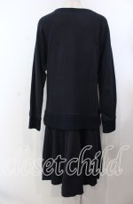 画像3: Jane Marple Dans Le Salon / Silket fleece sweat dress ドレス Ｍ ネイビー O-25-11-19-023-JM-OP-IG-ZT099 (3)