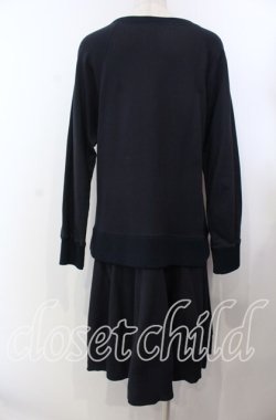 画像3: Jane Marple Dans Le Salon / Silket fleece sweat dress ドレス Ｍ ネイビー O-25-11-19-023-JM-OP-IG-OS