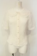 LIEF / Twinkle Chiffon ブラウス M アイボリー O-25-01-20-051-LO-BL-IG-OS