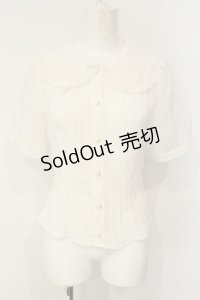LIEF / Twinkle Chiffon ブラウス M アイボリー O-25-01-20-051-LO-BL-IG-OS