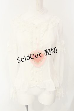 画像1: BABY,THE STARS SHINE BRIGHT / Pearl Bouquet ブラウス  シロ O-25-01-20-054-BA-BL-IG-OS