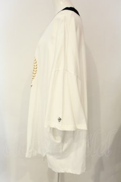 画像3: TRAVAS TOKYO / VネックBIG Tシャツ F ホワイト O-25-01-20-057-PU-TS-YM-ZI