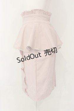 画像2: Honey Cinnamon / チュールレイヤードペプラムスカート  ピンク O-25-01-20-024-LO-SK-IG-OS