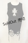 REFLEM / ダメージデザインタンクトップ F ブラック O-25-01-21-057-PU-TO-OW-ZT280