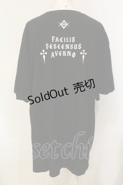 画像3: REFLEM / ラインストーンロゴ半袖Tシャツ F ブラック O-25-01-21-059-PU-TO-OW-ZT280