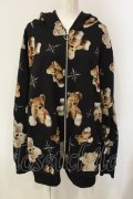 TRAVAS TOKYO / Myriad of bears ZIP Hoodie F ブラック O-25-01-21-060-PU-TO-OW-ZI