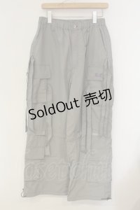 REFLEM / 2WAYワイドナイロンカーゴパンツ F グレー O-25-01-21-083-PU-PA-OW-ZT436