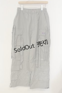 画像1: REFLEM / 2WAYワイドナイロンカーゴパンツ F グレー O-25-01-21-083-PU-PA-OW-ZT436